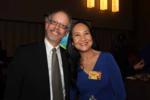 Dr. George Reizner (Treasurer) and Dr. Vangee  Handog (President)